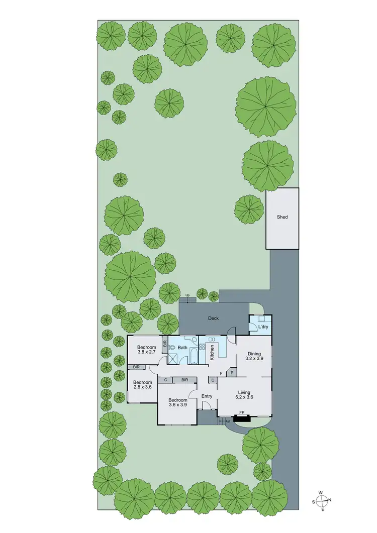 Floorplan of Homely house listing, 83 Huntingdale Road, Chadstone VIC 3148