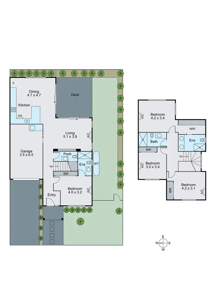 Floorplan of Homely townhouse listing, 4/46 Waverley Road, Chadstone VIC 3148