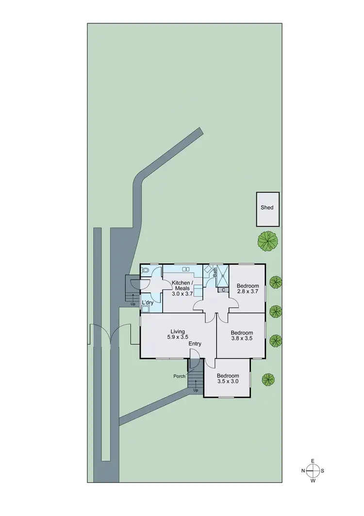 Floorplan of Homely house listing, 8 Vision Street, Chadstone VIC 3148