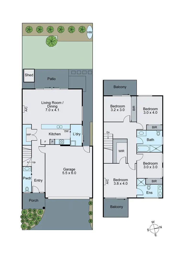 Floorplan of Homely townhouse listing, 26/32 Adrian Street, Chadstone VIC 3148