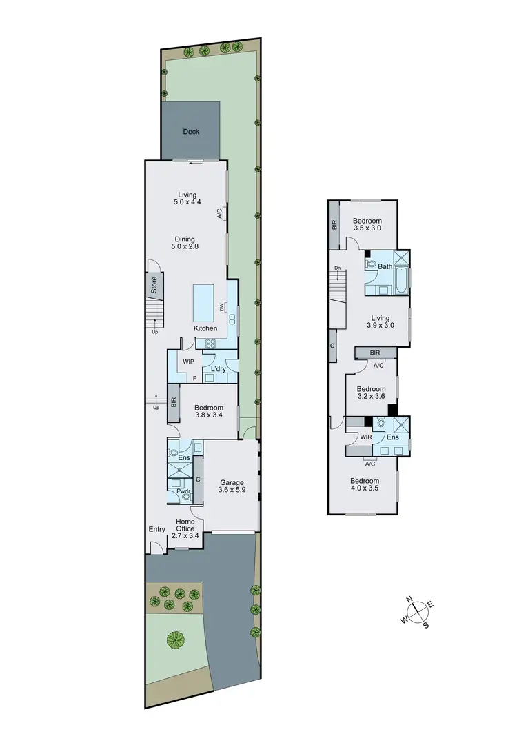 Floorplan of Homely townhouse listing, 14B Binalong Avenue, Chadstone VIC 3148