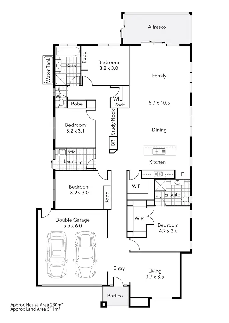 Floorplan of Homely house listing, 11 Eleanor Drive, Lucas VIC 3350
