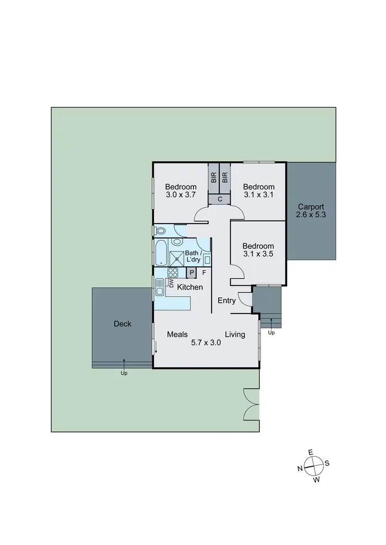 Floorplan of Homely unit listing, 3/19 Timmings Street, Chadstone VIC 3148