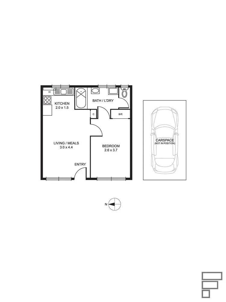 Floorplan of Homely apartment listing, 14/28 Eumeralla Road, Caulfield South VIC 3162