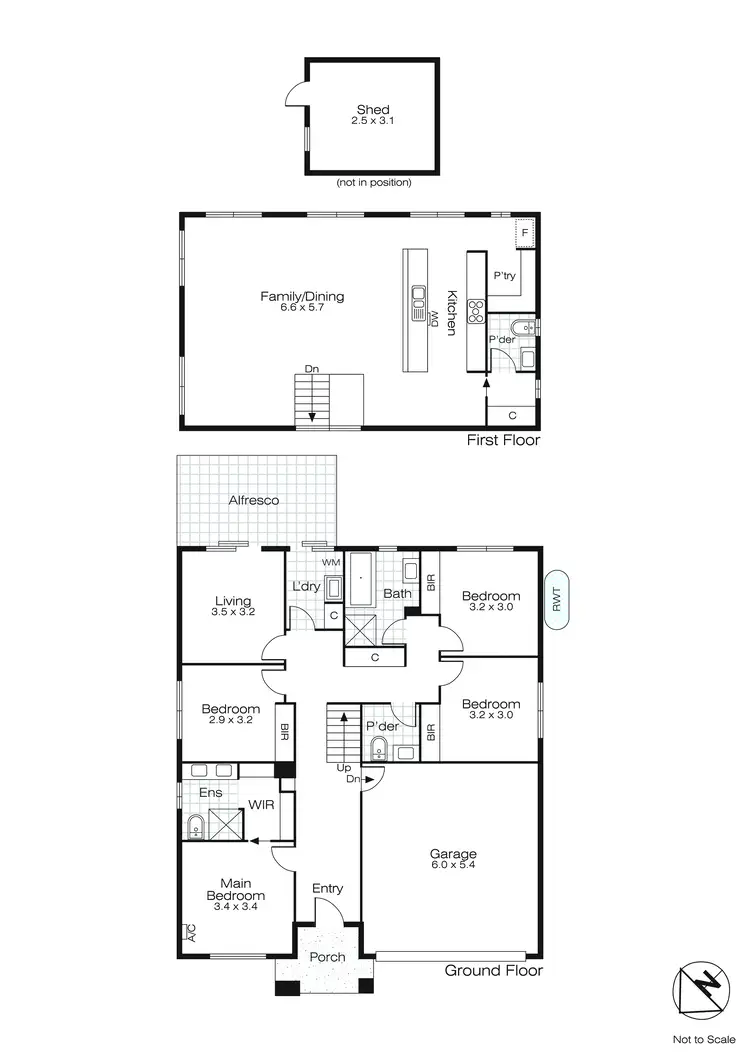 Floorplan of Homely house listing, 10 Mikaela Court, Ballarat North VIC 3350