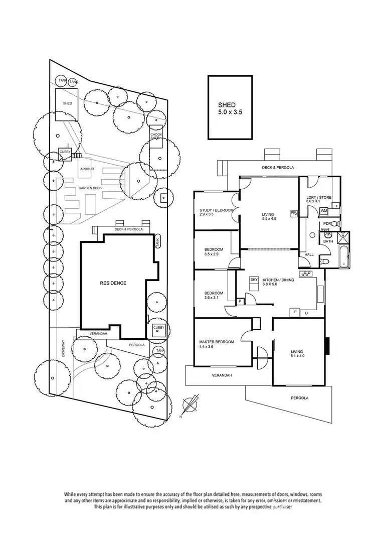 Floorplan of Homely house listing, 17 Gellibrand Crescent, Reservoir VIC 3073
