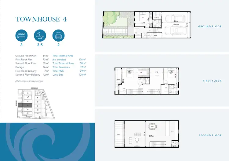 Floorplan of Homely townhouse listing, 4/67-68 Nepean Highway, Seaford VIC 3198