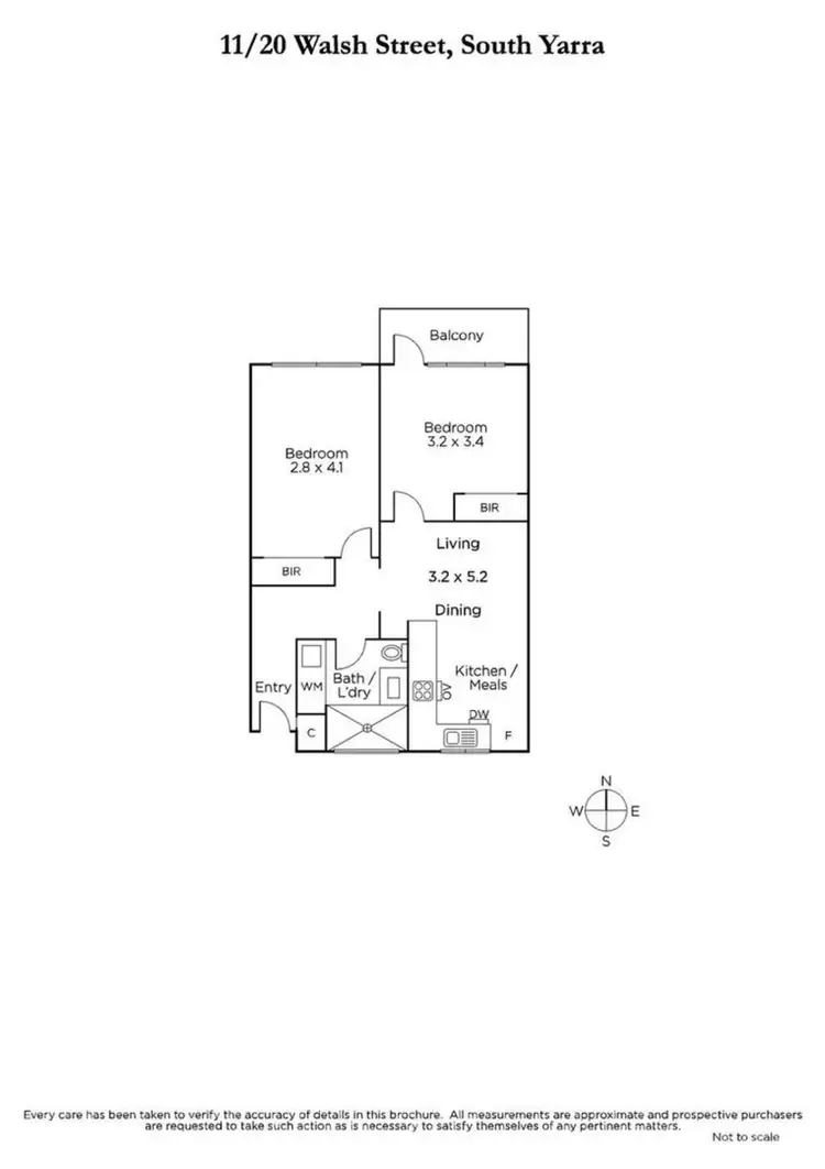 Floorplan of Homely apartment listing, 11/20 Walsh Street, South Yarra VIC 3141