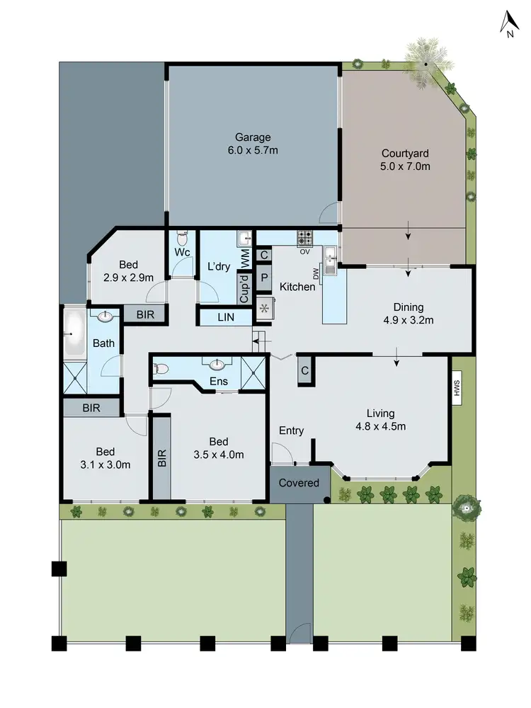 Floorplan of Homely unit listing, 1/11 Savige Avenue, Mount Waverley VIC 3149