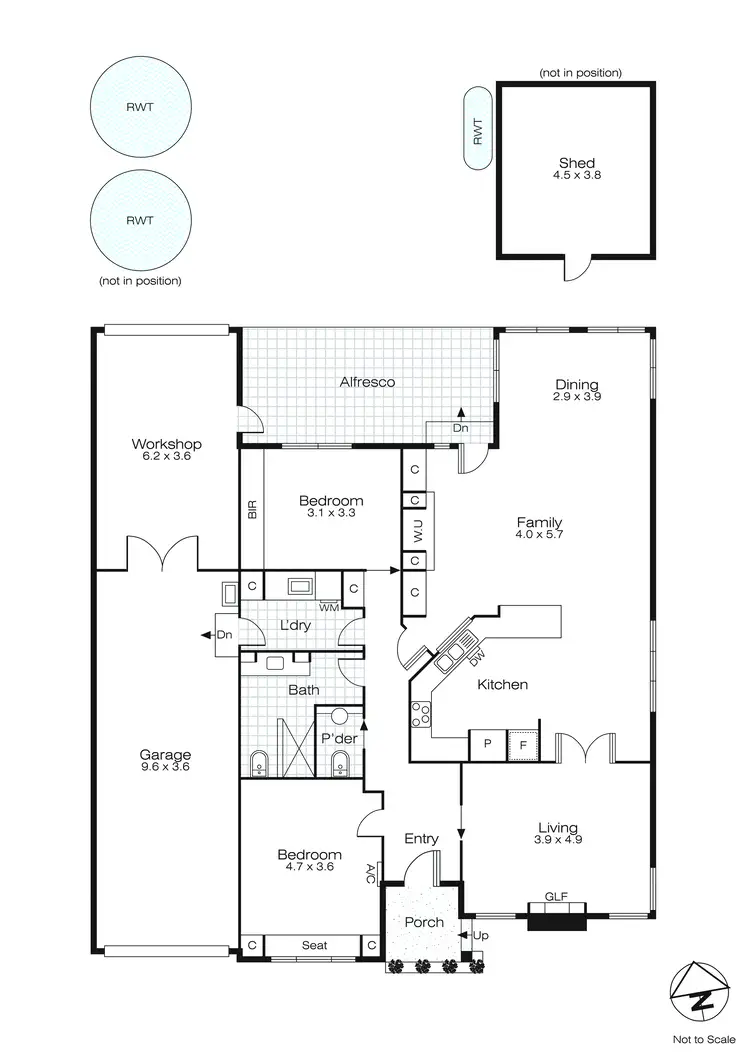 Floorplan of Homely house listing, 20 Brawn Avenue, Lake Wendouree VIC 3350
