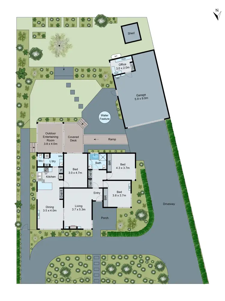 Floorplan of Homely house listing, 18 Wills Avenue, Mount Waverley VIC 3149
