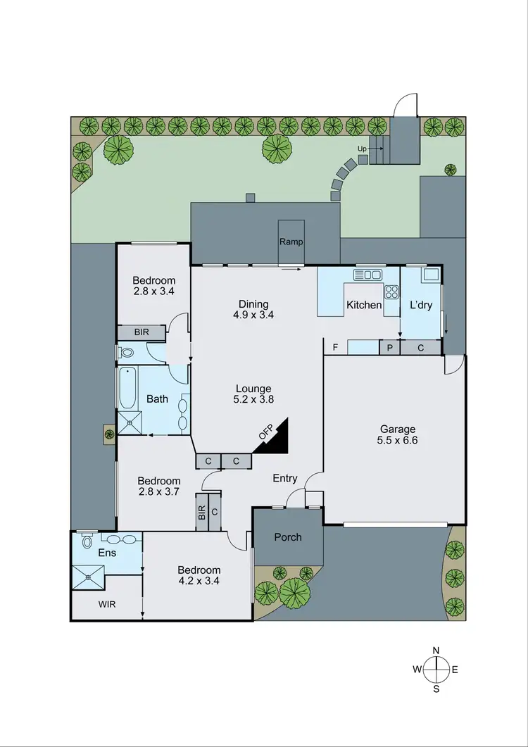 Floorplan of Homely unit listing, 2/39 Leopold Street, Burwood VIC 3125