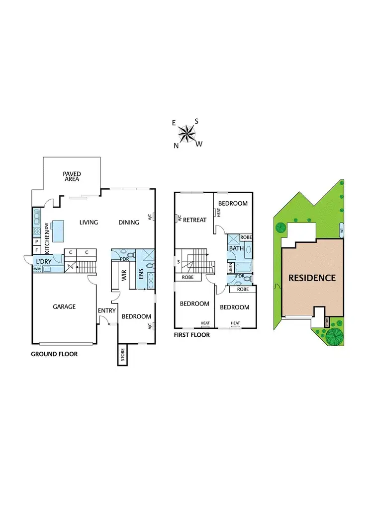 Floorplan of Homely house listing, 3/13 Evelyn Way, St Helena VIC 3088