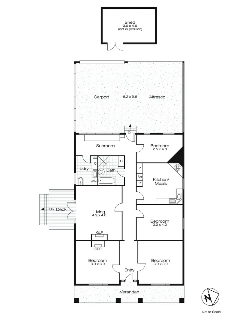 Floorplan of Homely house listing, 308 Warrenheip Street, Buninyong VIC 3357