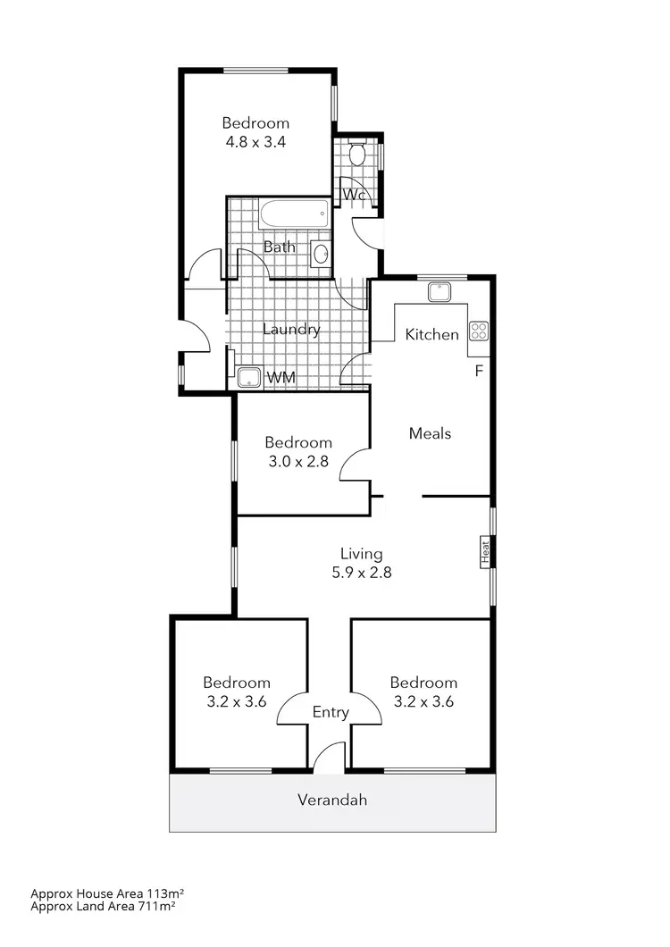 Floorplan of Homely house listing, 101 Morres Street, Ballarat East VIC 3350