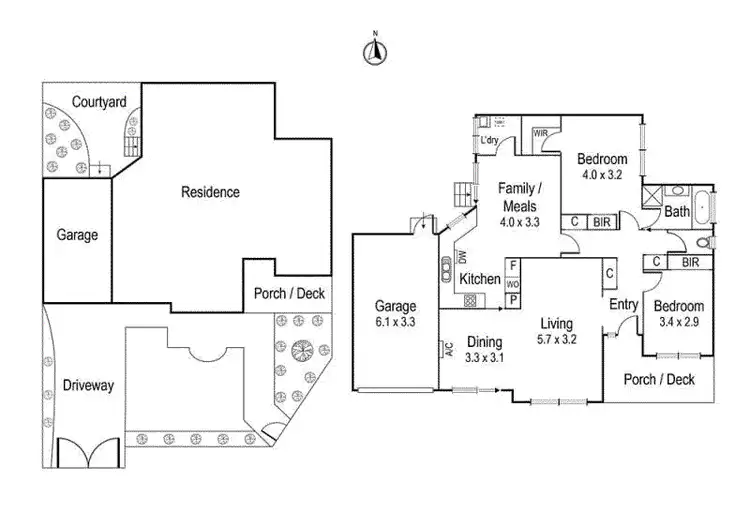 Floorplan of Homely unit listing, 1/19 Dudley Street, Ivanhoe VIC 3079