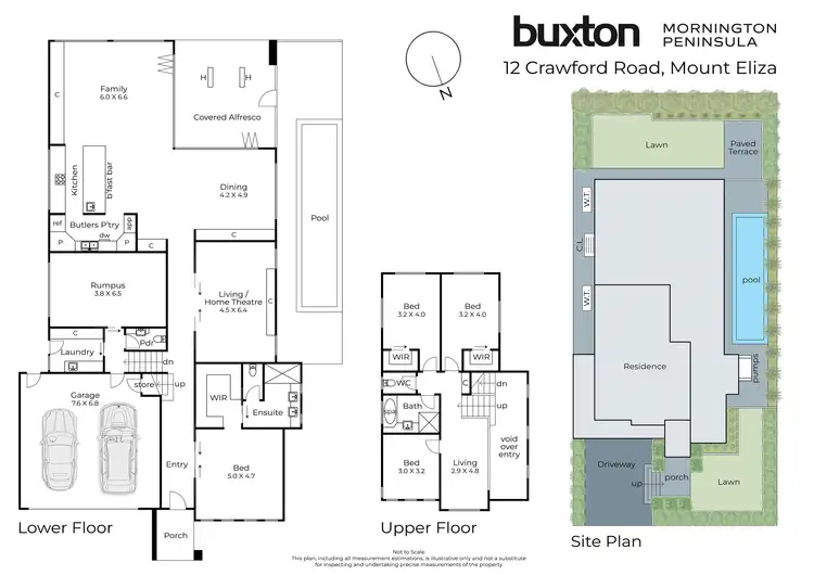 Floorplan of Homely house listing, 12 Crawford Street, Mount Eliza VIC 3930
