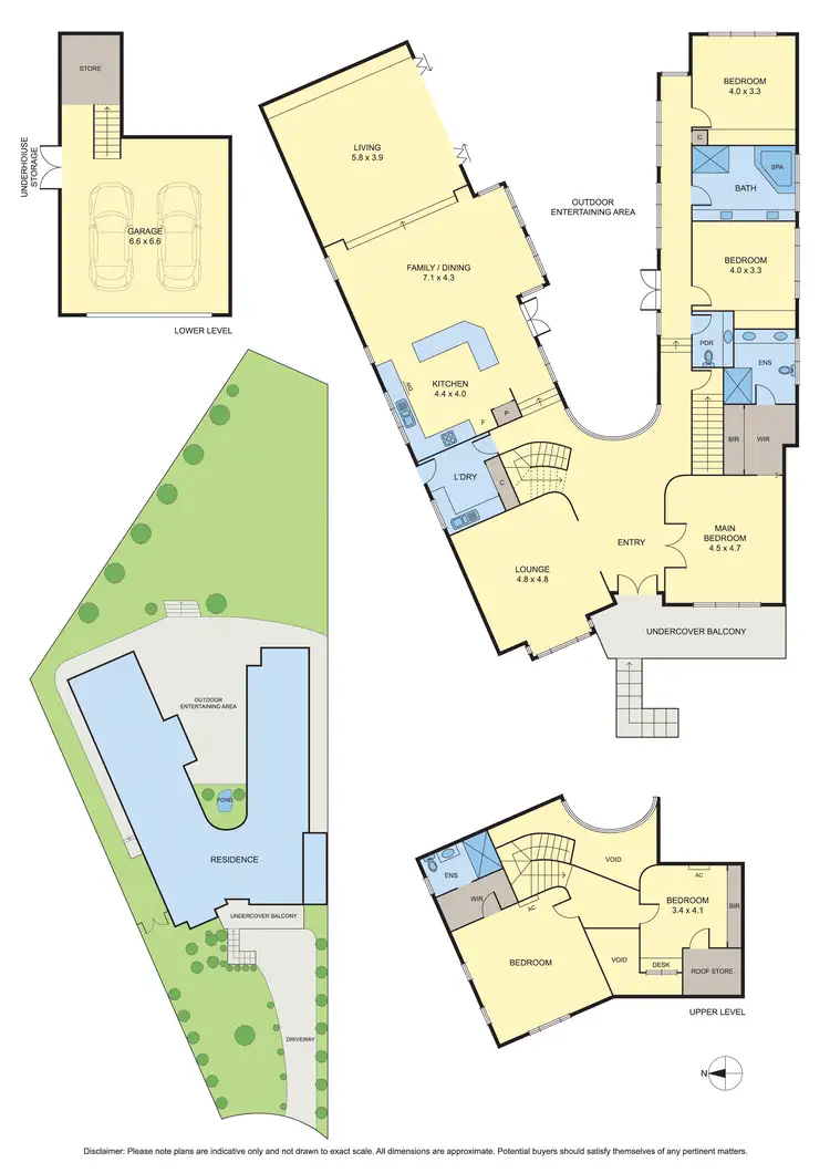 Floorplan of Homely house listing, 5 Grey Gum Rise, Diamond Creek VIC 3089