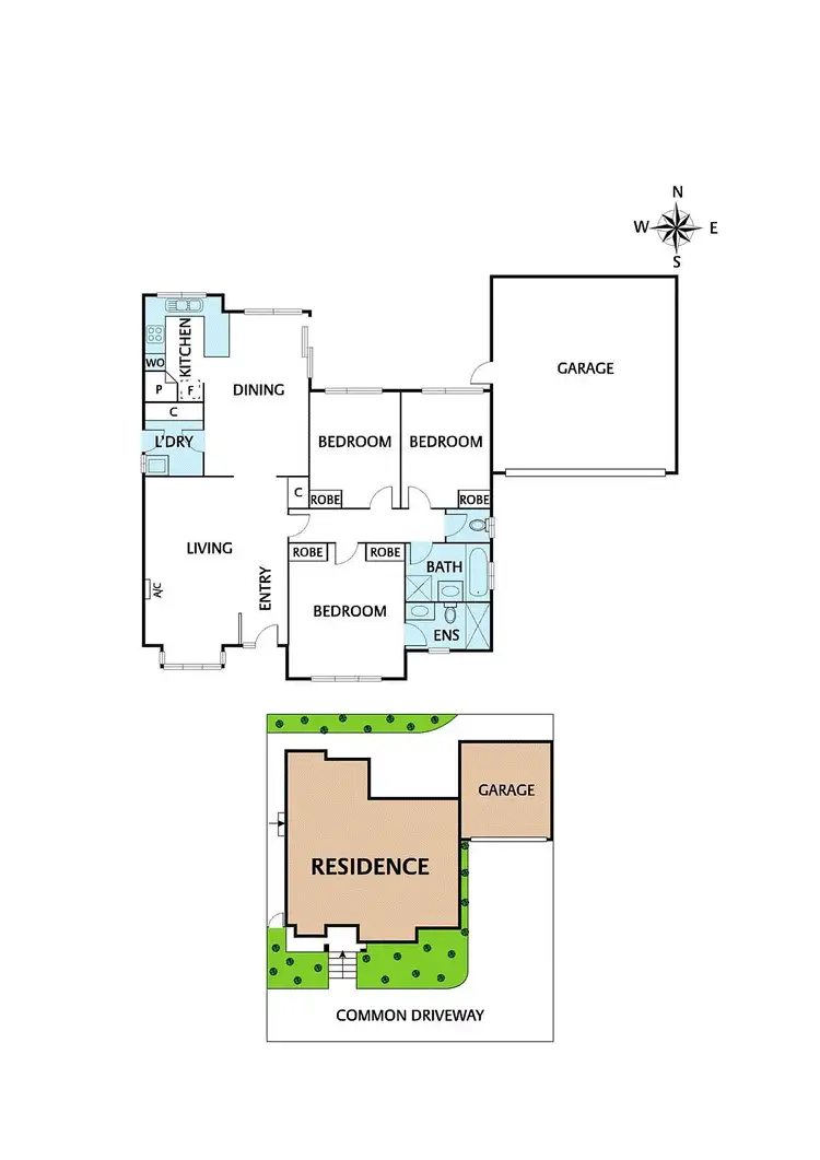 Floorplan of Homely unit listing, 2/26 Nokes Court, Montmorency VIC 3094
