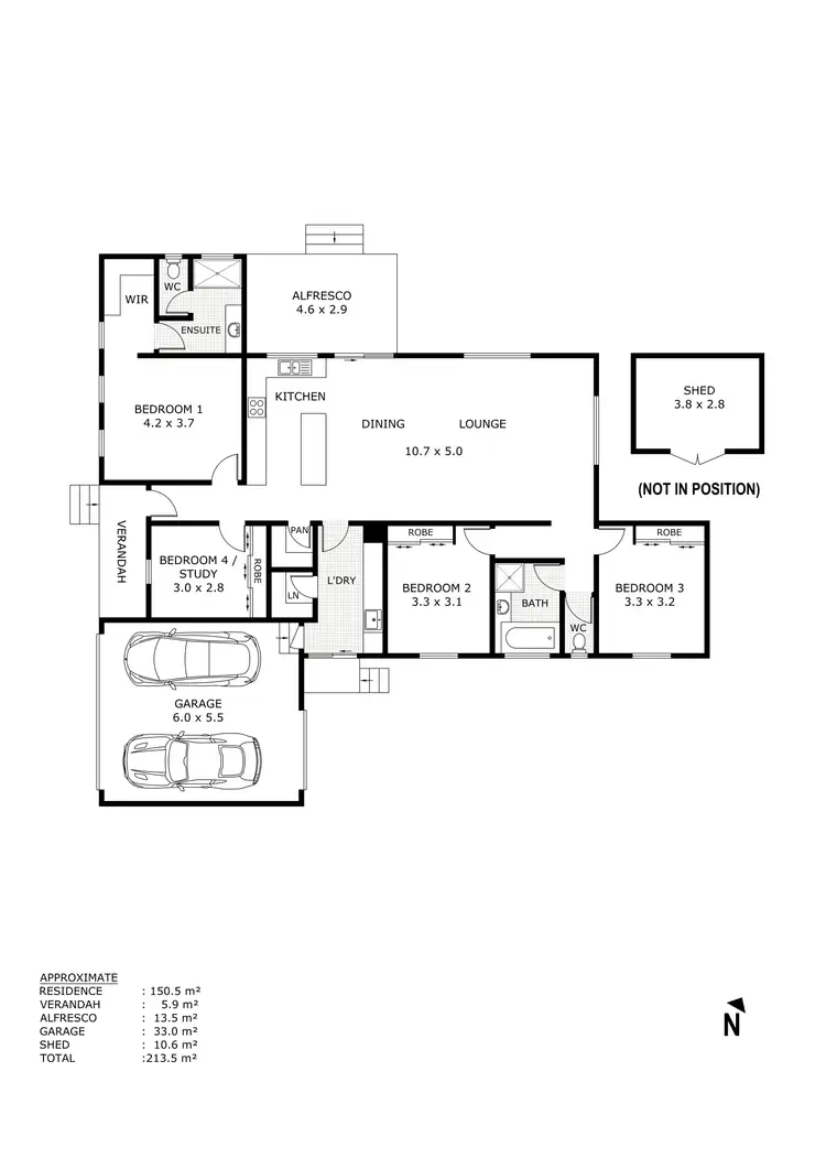 Floorplan of Homely house listing, 94 Fitzroy Street, Kilmore VIC 3764