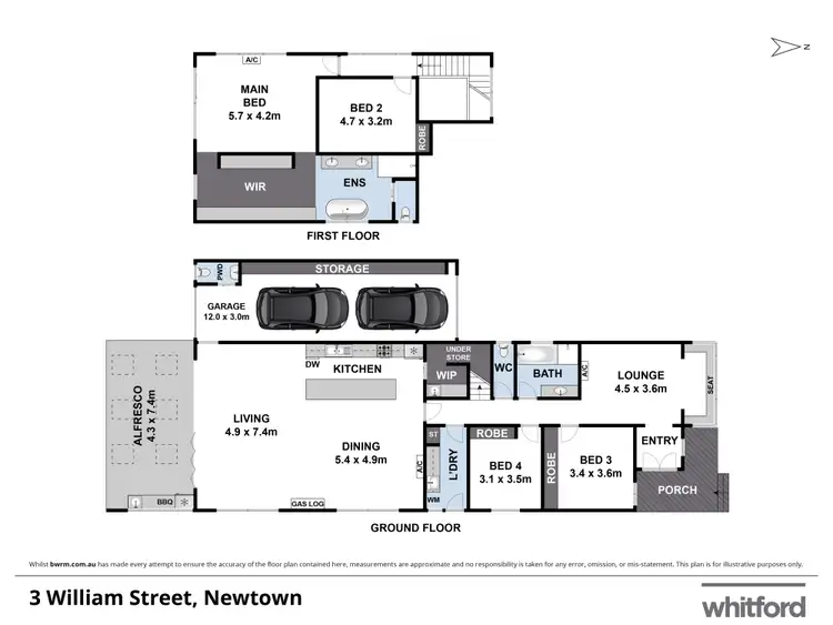 Floorplan of Homely house listing, 3 William Street, Newtown VIC 3220