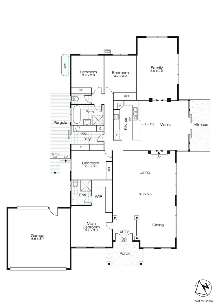 Floorplan of Homely house listing, 38 Wattletree Drive, Mount Helen VIC 3350