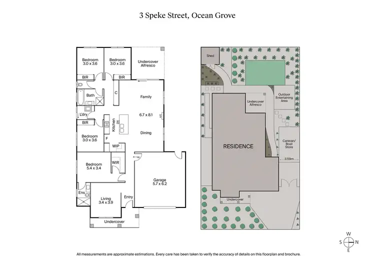 Floorplan of Homely house listing, 3 Speke Street, Ocean Grove VIC 3226