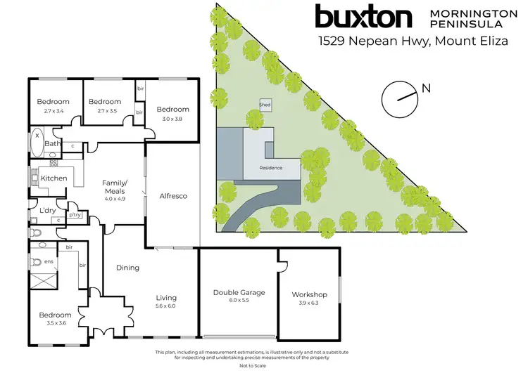 Floorplan of Homely house listing, 1529 Nepean Highway, Mount Eliza VIC 3930
