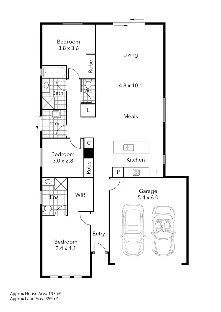 Floorplan of Homely house listing, 21 Lancaster Street, Alfredton VIC 3350