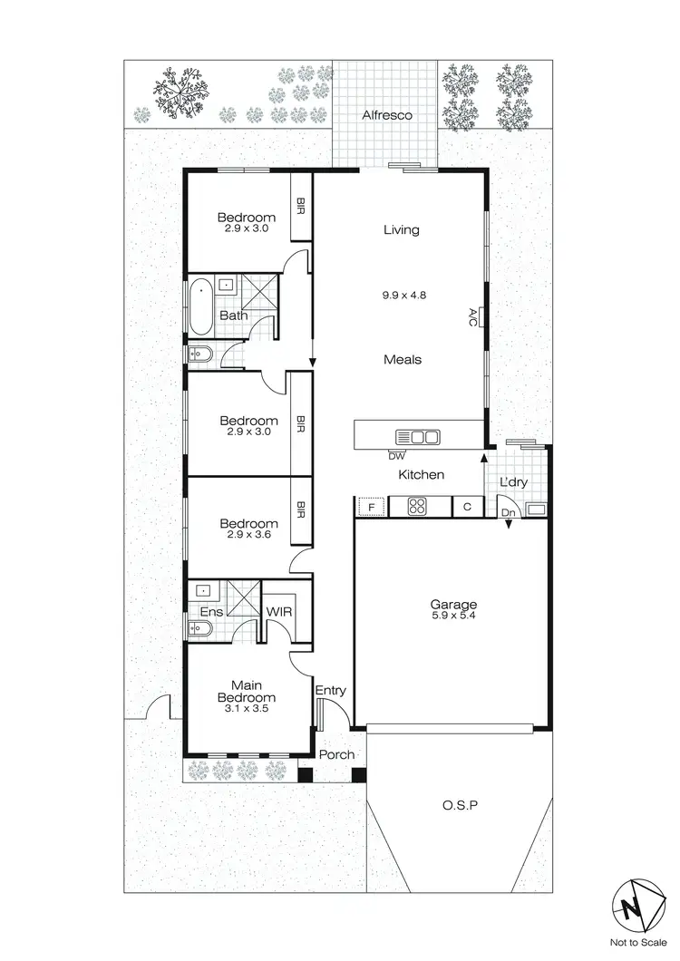Floorplan of Homely house listing, 17 Whidburn Place, Sebastopol VIC 3356