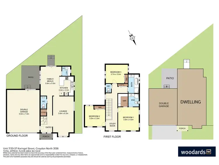 Floorplan of Homely townhouse listing, 7/33-37 Karingal Street, Croydon North VIC 3136
