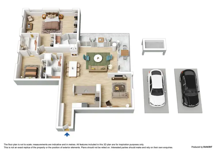Floorplan of Homely apartment listing, 106/8 Wells Street, Southbank VIC 3006