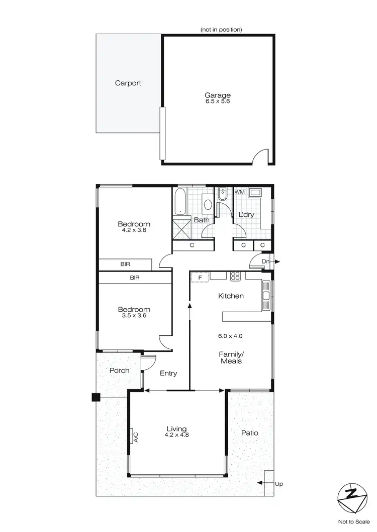 Floorplan of Homely house listing, 707 Dana Street, Ballarat Central VIC 3350