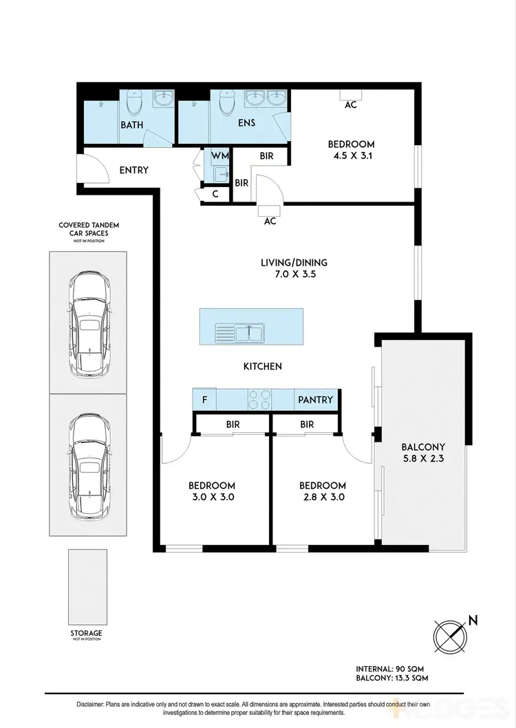 Floorplan of Homely apartment listing, 107/18-20 Station Street, Highett VIC 3190