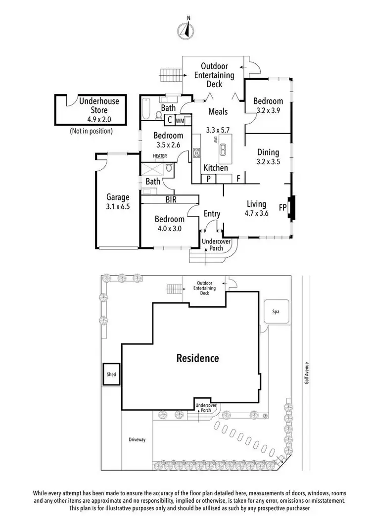 Floorplan of Homely house listing, 201 Lower Plenty Road, Rosanna VIC 3084