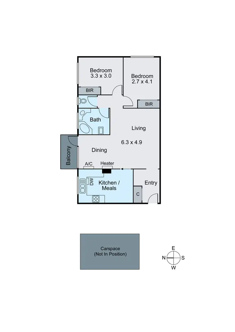 Floorplan of Homely apartment listing, 10/2-4 Baker Street, Malvern East VIC 3145