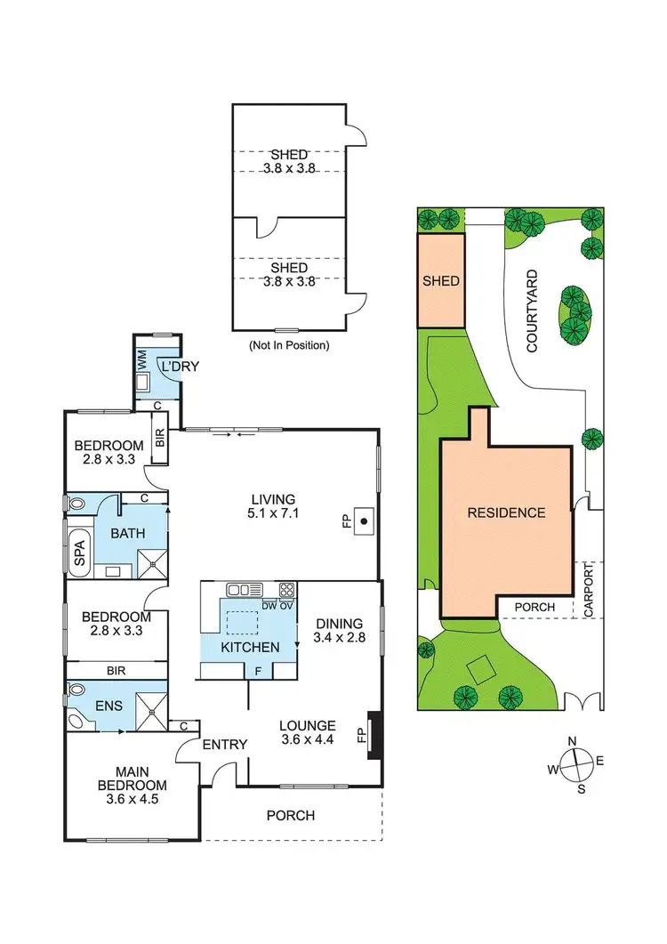 Floorplan of Homely house listing, 23 Mount View Road, Highett VIC 3190