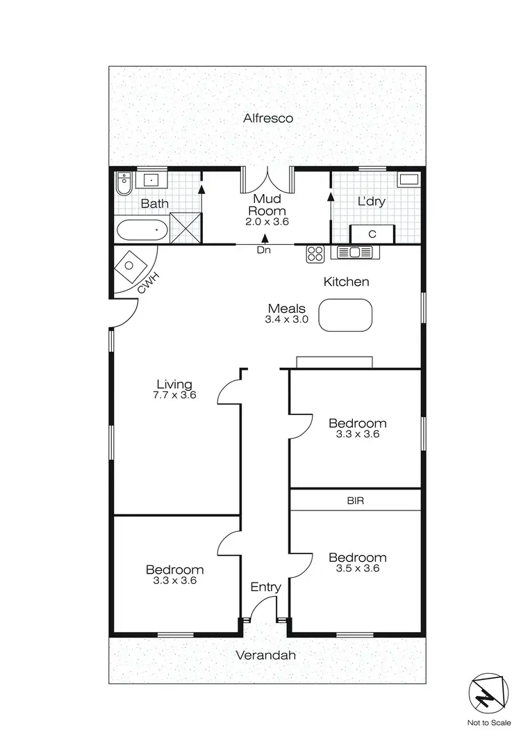 Floorplan of Homely house listing, 14 Peake Street, Golden Point VIC 3350