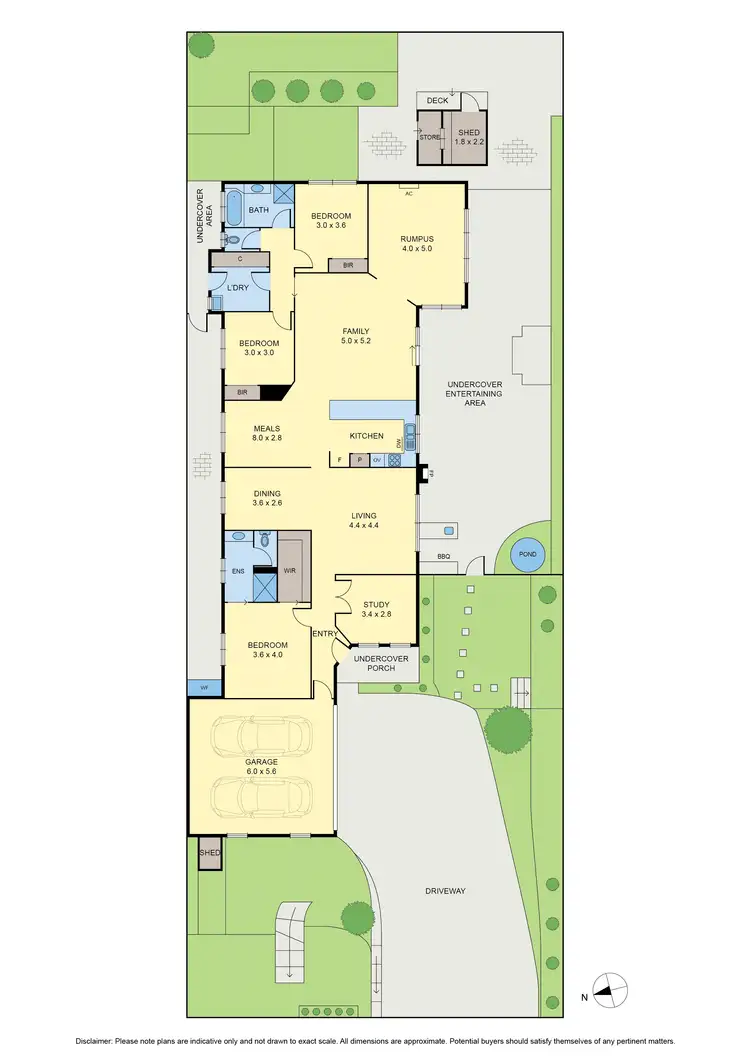 Floorplan of Homely house listing, 5 Renlik Court, Pakenham VIC 3810