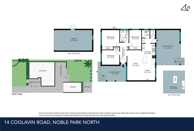 Floorplan of Homely house listing, 14 Coolavin Road, Noble Park North VIC 3174