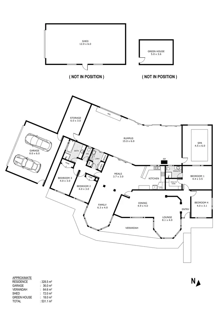 Floorplan of Homely house listing, 2 Wilkie Drive, Kilmore VIC 3764