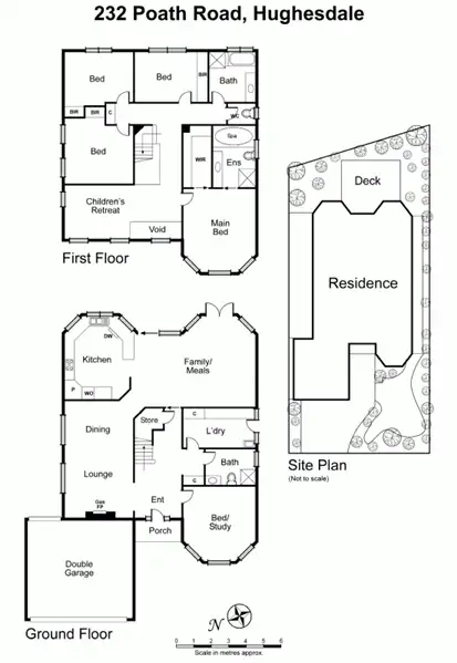 Floorplan of Homely house listing, 232 Poath Road, Hughesdale VIC 3166