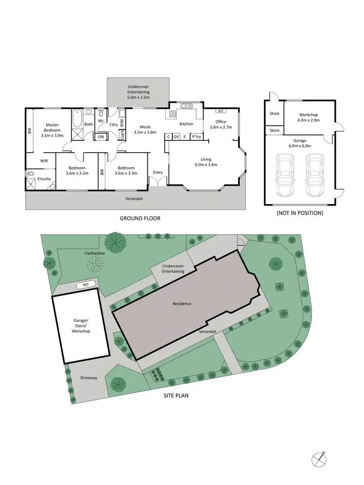 Floorplan of Homely house listing, 9 Downton Crescent, Point Lonsdale VIC 3225