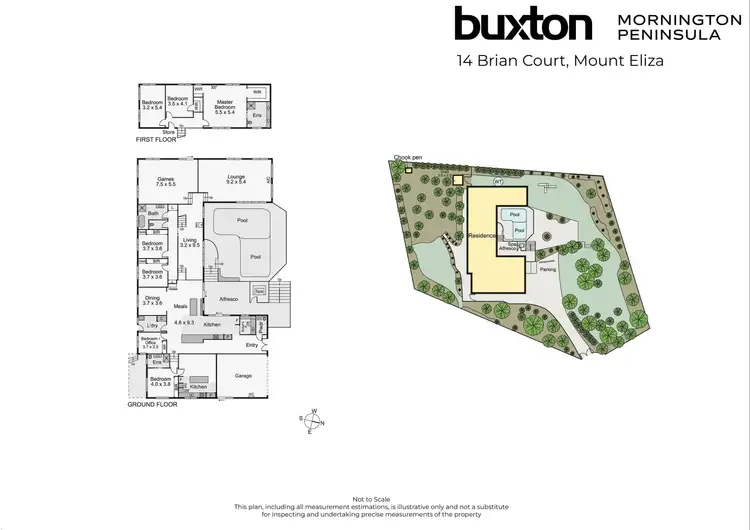 Floorplan of Homely house listing, 14 Brian Court, Mount Eliza VIC 3930