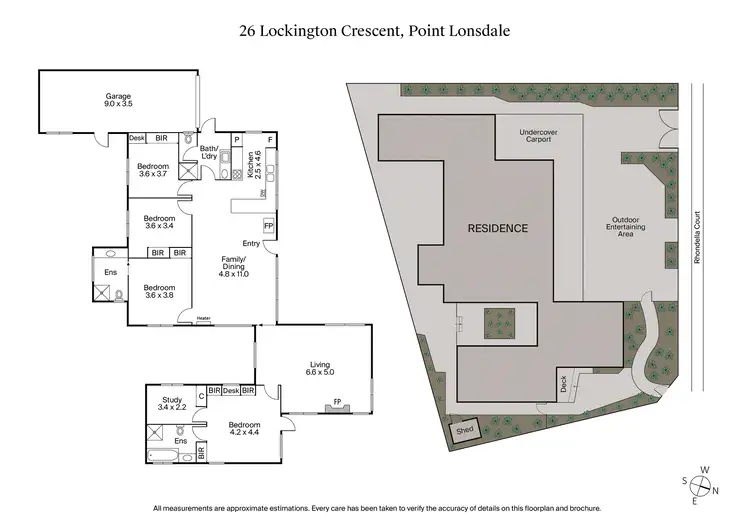 Floorplan of Homely house listing, 26 Lockington Crescent, Point Lonsdale VIC 3225