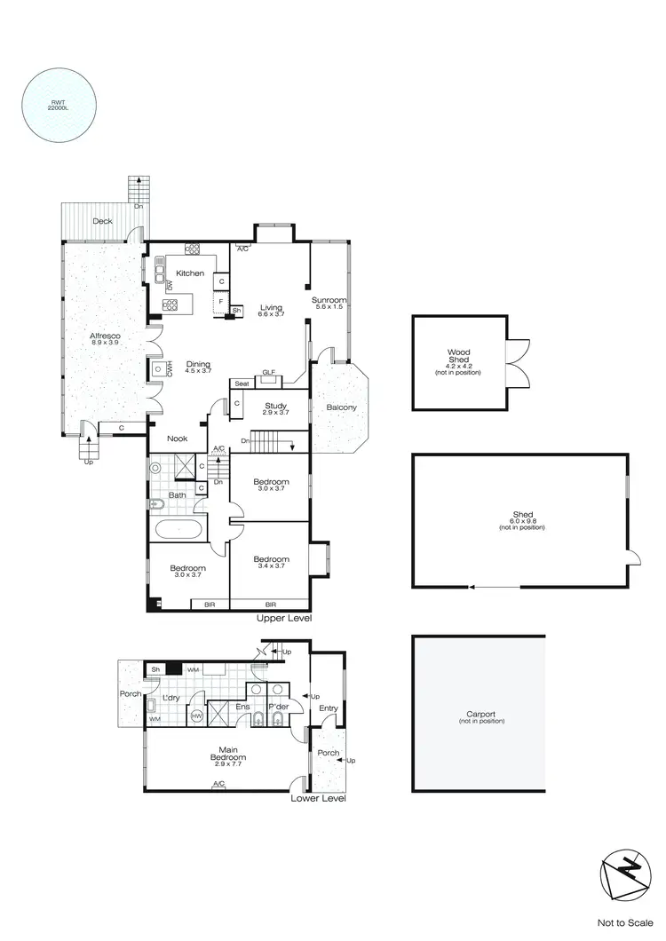 Floorplan of Homely house listing, 28 Smarts Lane, Durham Lead VIC 3352