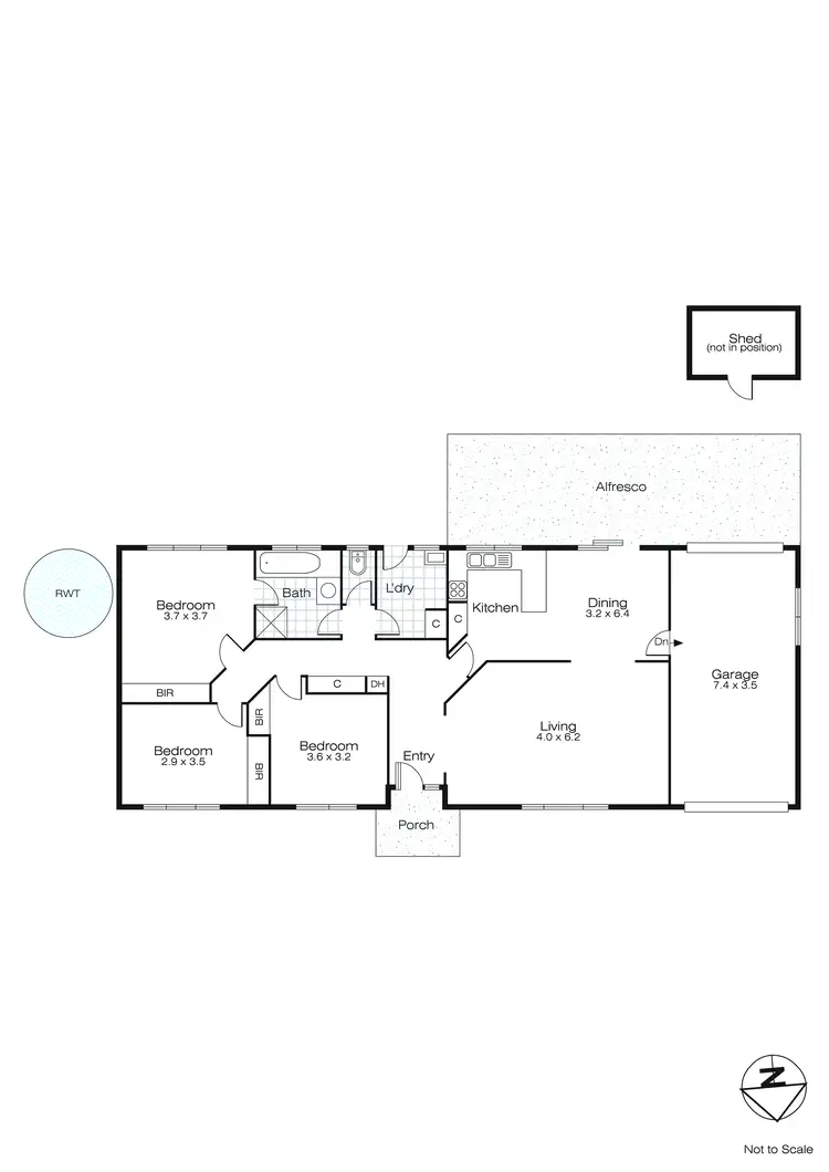 Floorplan of Homely house listing, 4 Brompton Place, Alfredton VIC 3350