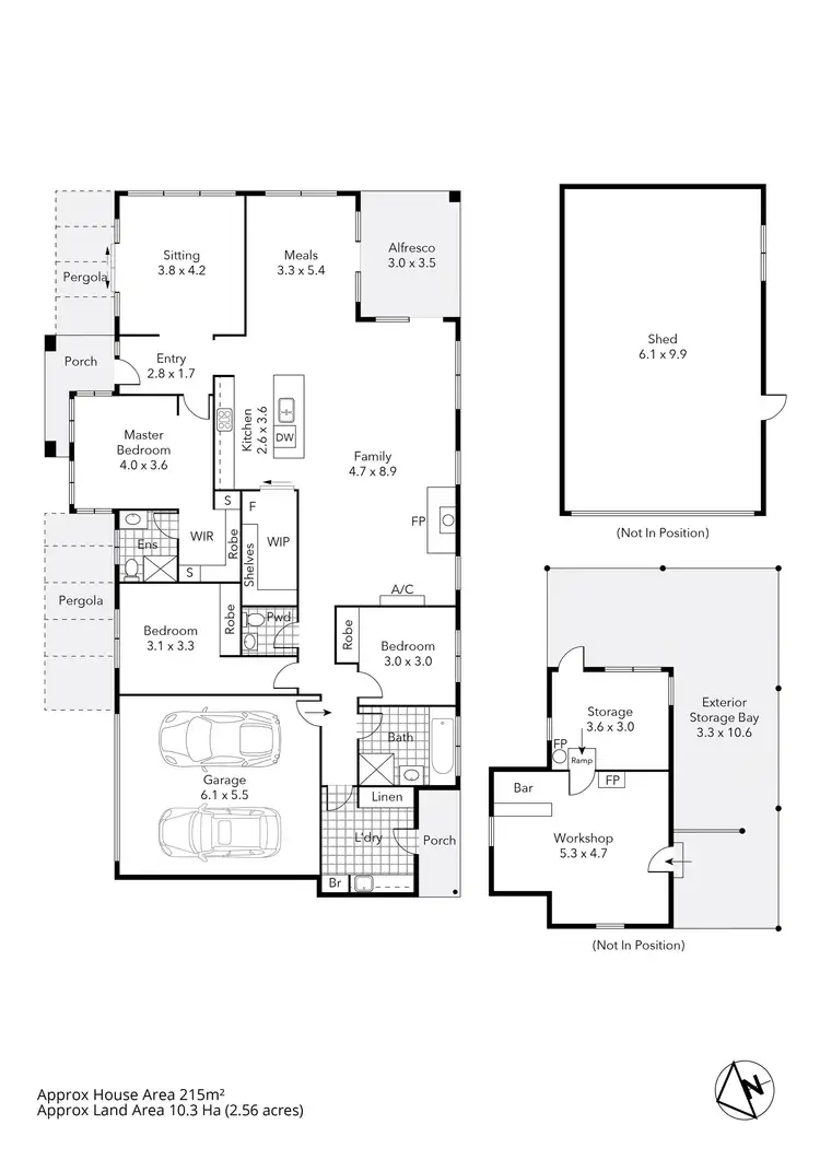 Floorplan of Homely house listing, 179 Galatea Road, Newtown VIC 3351
