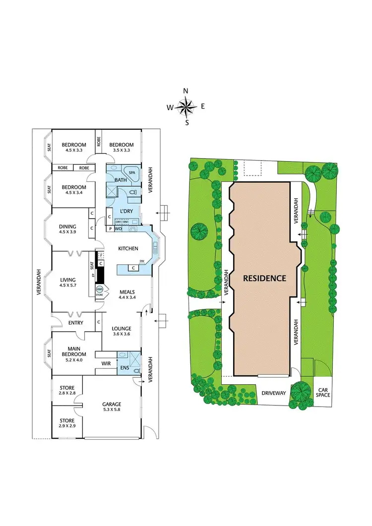 Floorplan of Homely house listing, 51 Calendonia Drive, Eltham North VIC 3095