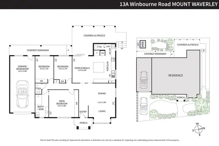 Floorplan of Homely house listing, 13A Winbourne Road, Mount Waverley VIC 3149